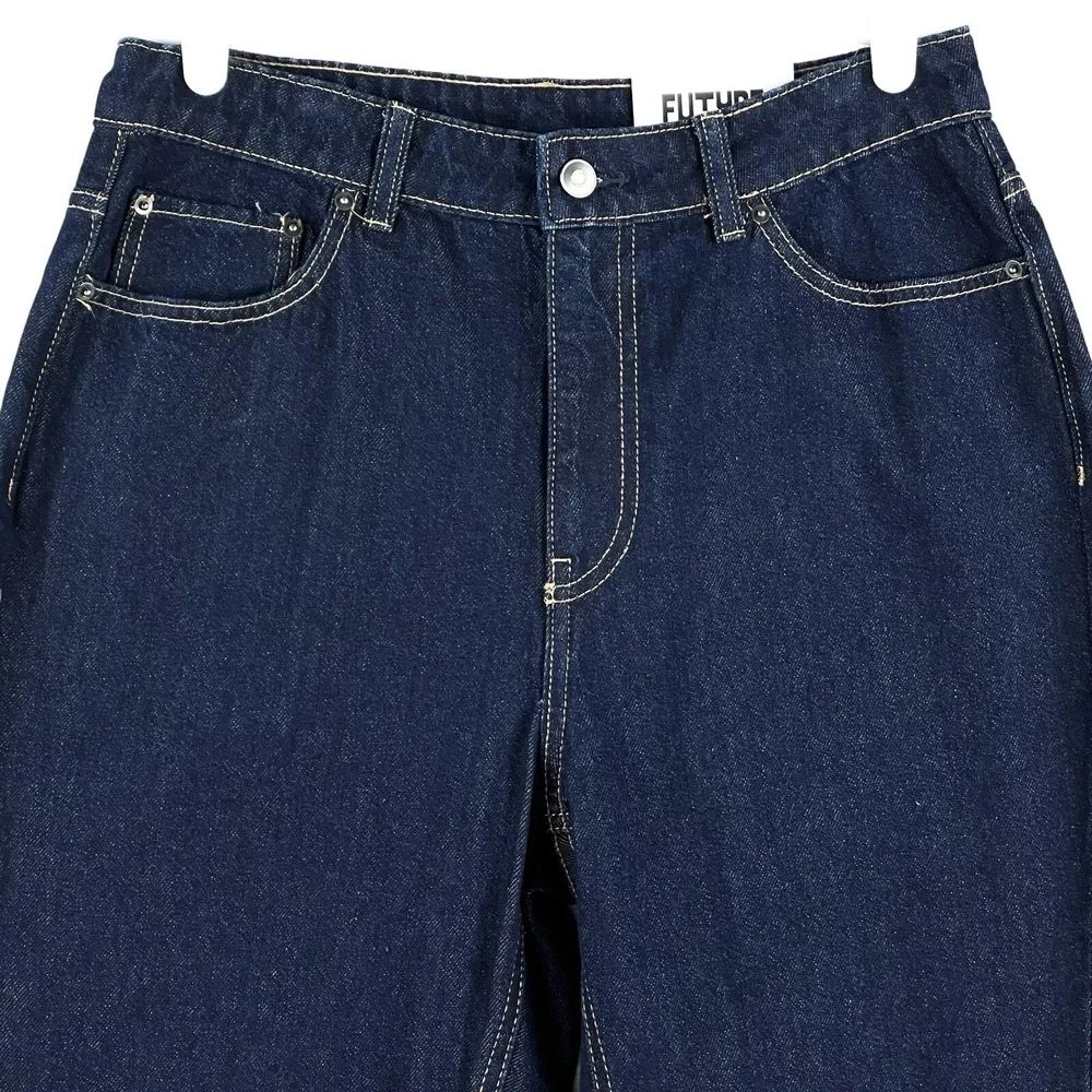 Future‎ Collective by Blutstein Women's Blue Jean Size 8 Flare Leg High Rise NEW